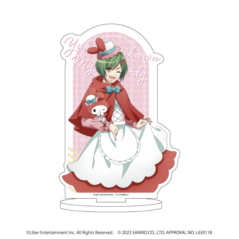 キャラアクリルフィギュア「A3!×Sanrio characters」02/瑠璃川 幸×マイメロディ(描き下ろし)（アクスタ）