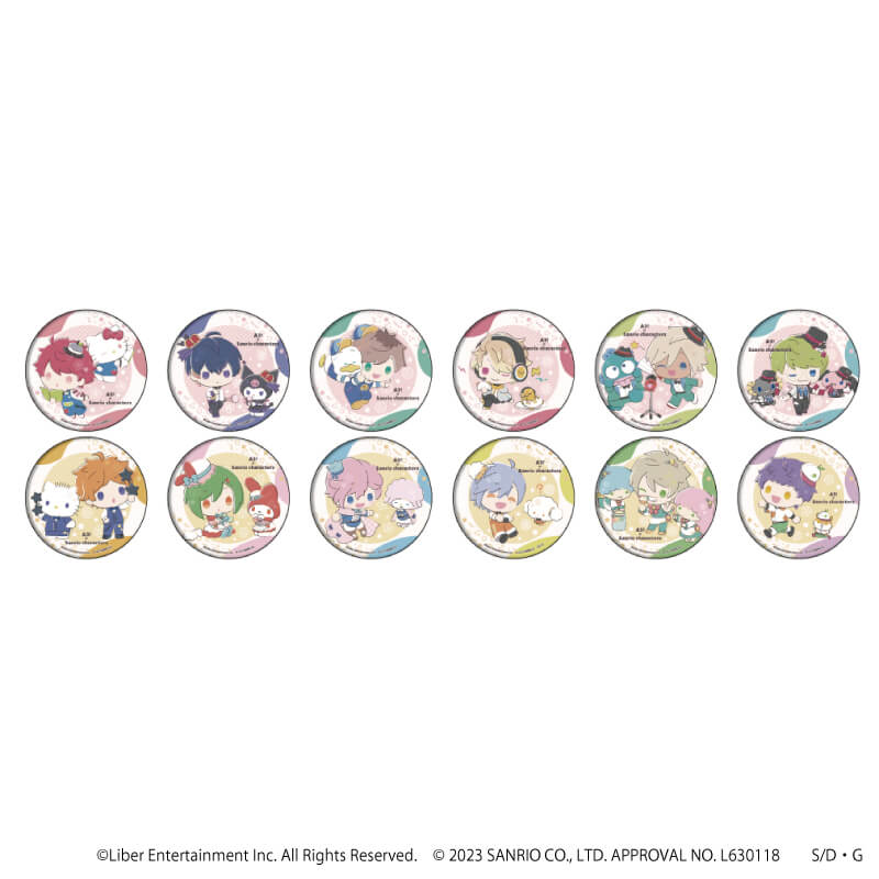 缶バッジ「A3!×Sanrio characters」01/S＆S ブラインド(12種)