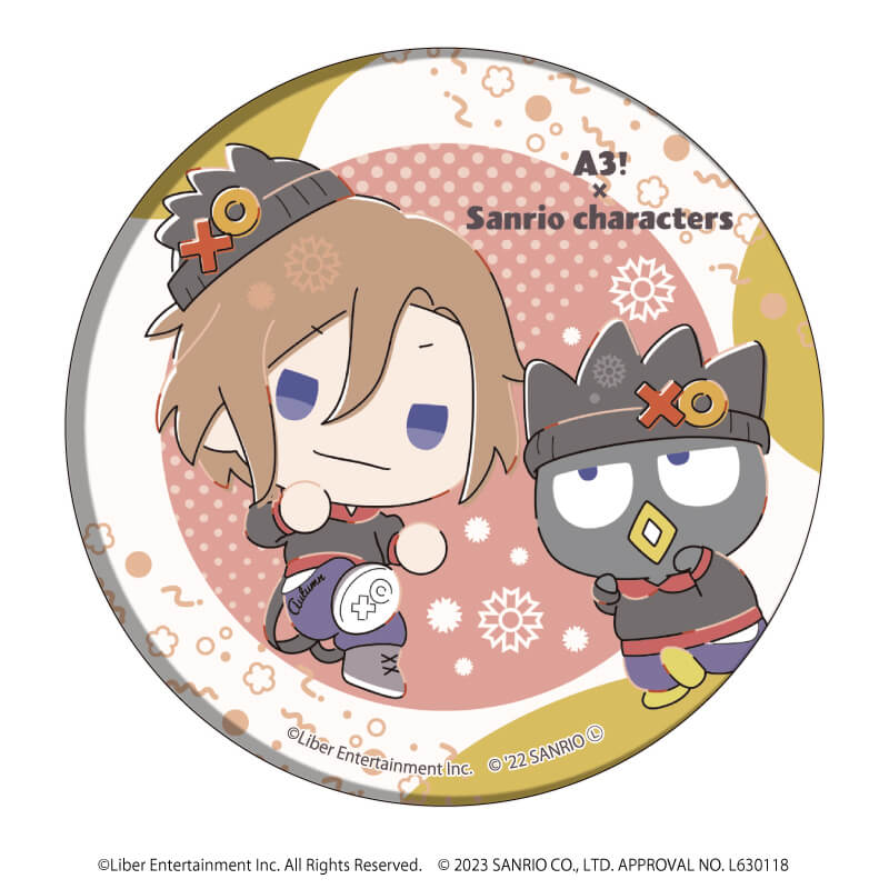 缶バッジ「A3!×Sanrio characters」02/A＆W ブラインド(12種)