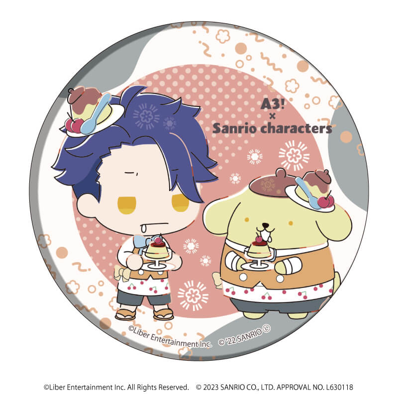 缶バッジ「A3!×Sanrio characters」02/A＆W ブラインド(12種)