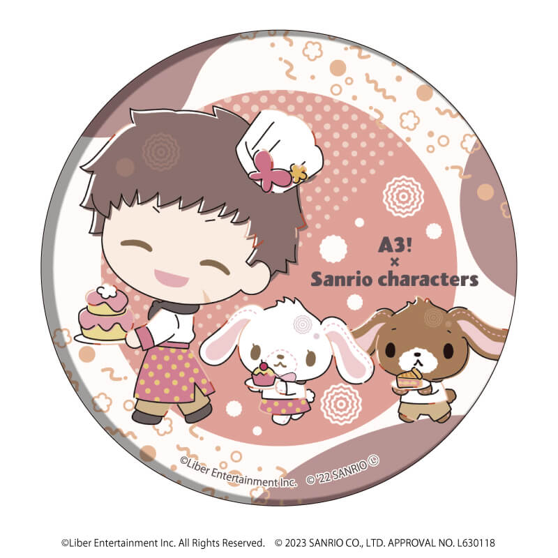 缶バッジ「A3!×Sanrio characters」02/A＆W ブラインド(12種)