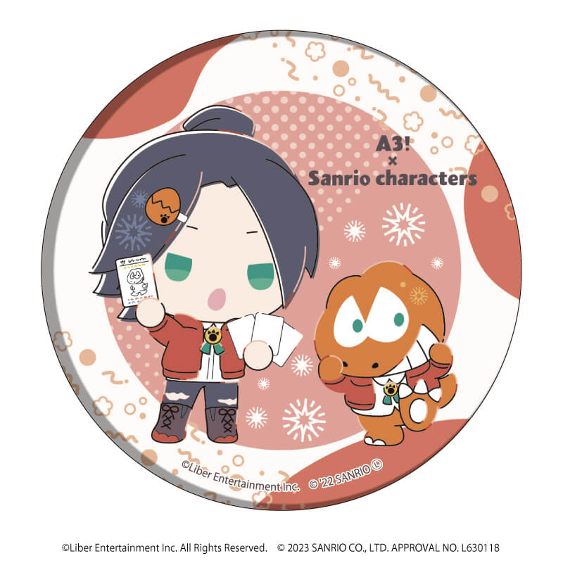 缶バッジ「A3!×Sanrio characters」02/A＆W ブラインド(12種)