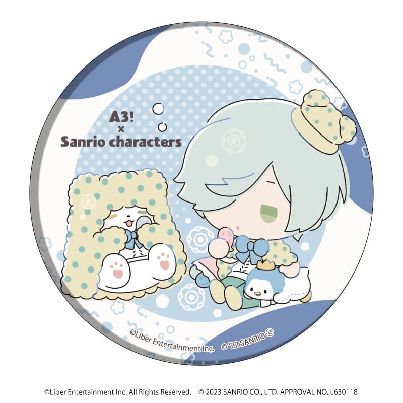 缶バッジ「A3!×Sanrio characters」02/A＆W ブラインド(12種)