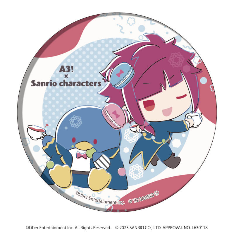 缶バッジ「A3!×Sanrio characters」02/A＆W ブラインド(12種)