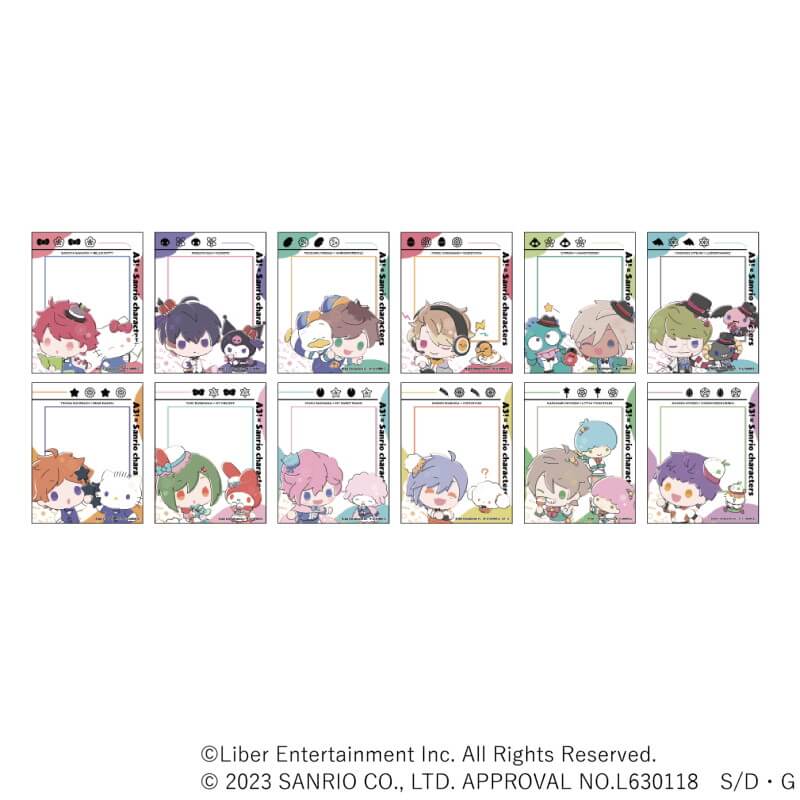 アクリルカード「A3!×Sanrio characters」05/S＆S ブラインド(12種)