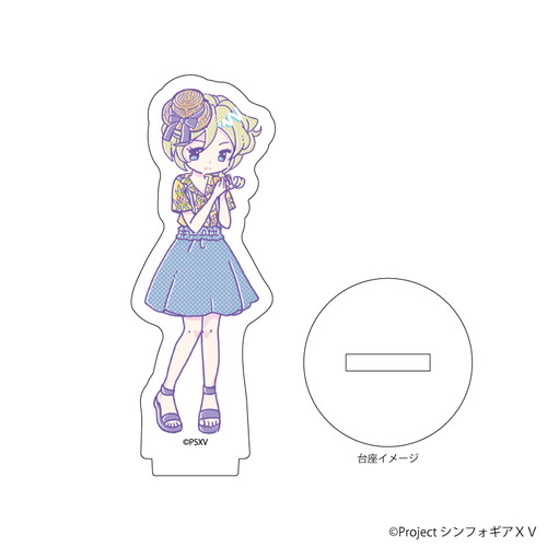 アクリルぷちスタンド「戦姫絶唱シンフォギアＸＶ」09/アロハ ver. コンプリートBOX(全8種)(Candy artイラスト)