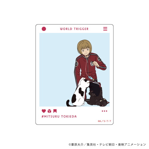 アクリルカード「ワールドトリガー」02/猫ver.第2弾 ブラインド(10種)(描き下ろしイラスト)