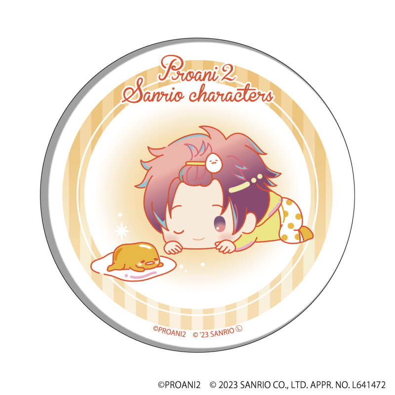 缶バッジ「TSUKIPRO THE ANIMATION 2×サンリオキャラクターズ」01/コンプリートBOX(全9種)(ミニキャライラスト)