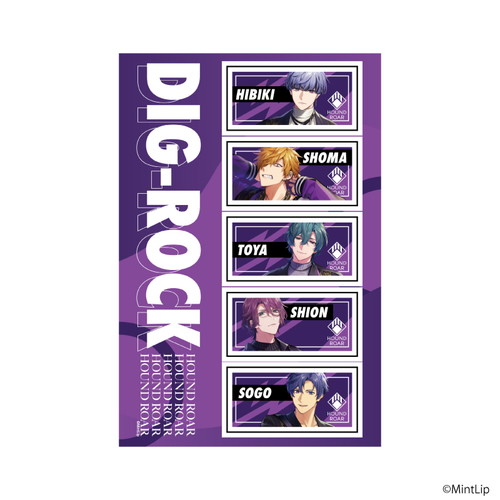 PETANTシール「DIG-ROCK」01/集合デザインA(公式イラスト)