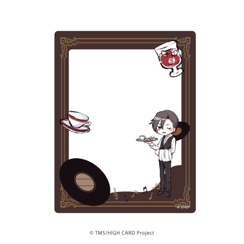 キャラフレームカード「HIGH CARD」11/ブラインド(5種)(レトロアートイラスト)