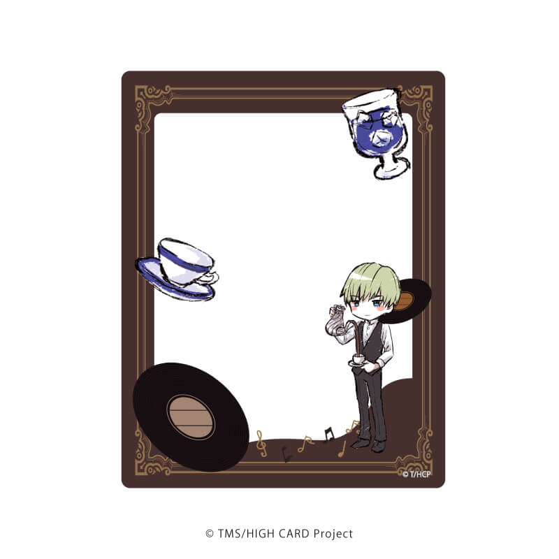キャラフレームカード「HIGH CARD」11/ブラインド(5種)(レトロアートイラスト)