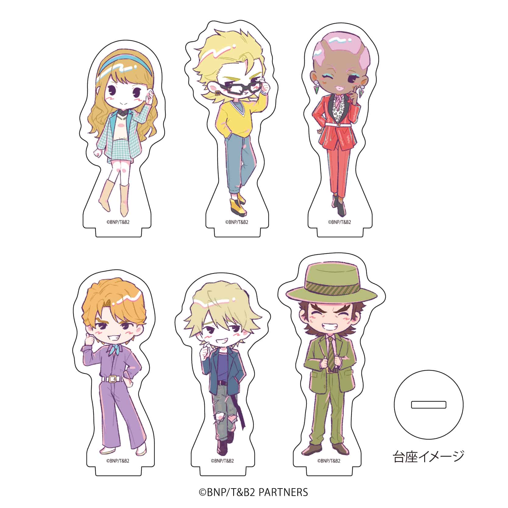 アクリルぷちスタンド「TIGER & BUNNY 2」04/レトロver. コンプリートBOX(全6種)(Candy artイラスト)