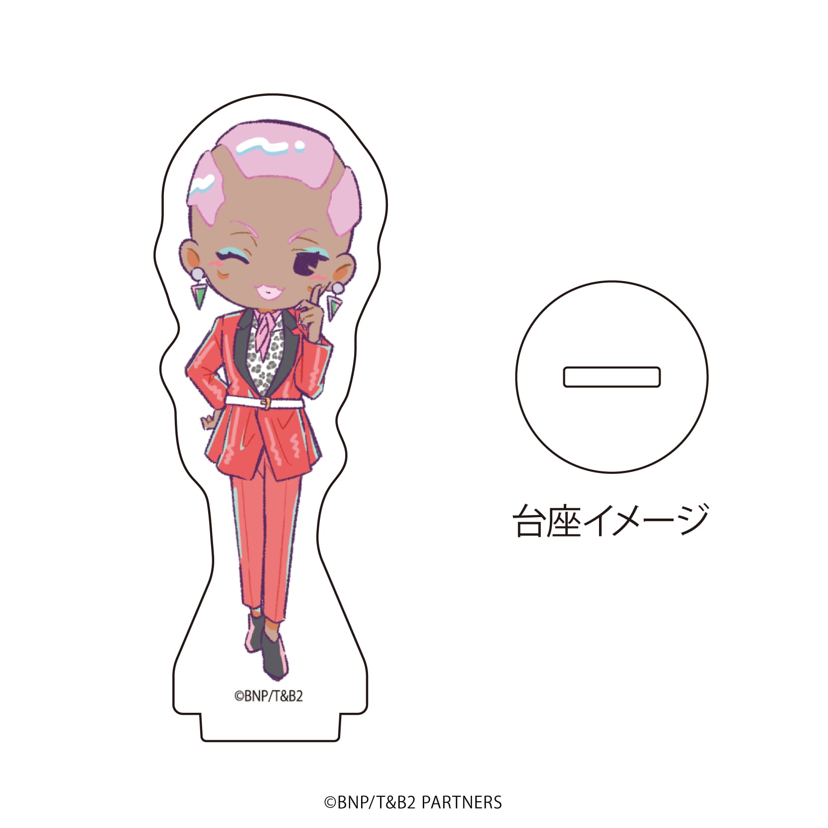 アクリルぷちスタンド「TIGER & BUNNY 2」04/レトロver. コンプリートBOX(全6種)(Candy artイラスト)