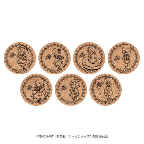 コルクコースター「ローゼンメイデン」01/レトロ喫茶ver. ブラインド(7種)(グラフアートイラスト)