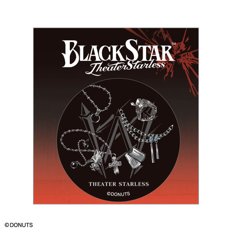 ブラックスター　モチーフ缶バッジ＿Team W