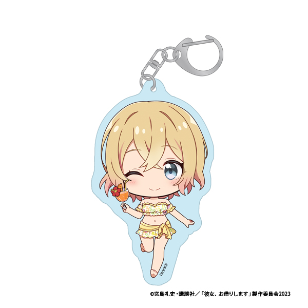 彼女、お借りします ぷちちょこアクリルキーホルダー【七海麻美】水着