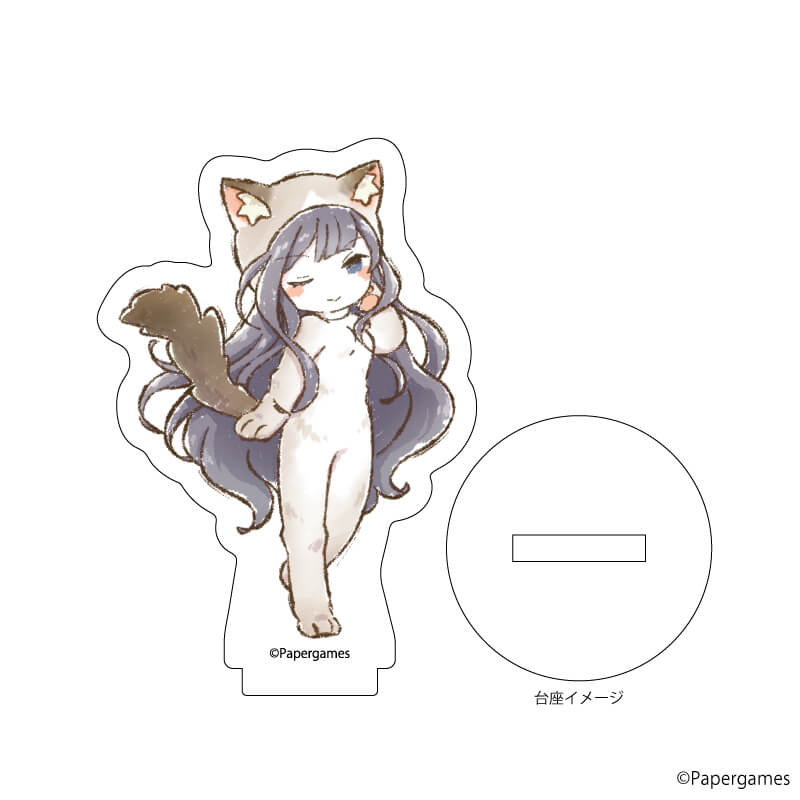 アクリルぷちスタンド「シャイニングニキ」01/猫ver. ブラインド(8種)(グラフアートイラスト)