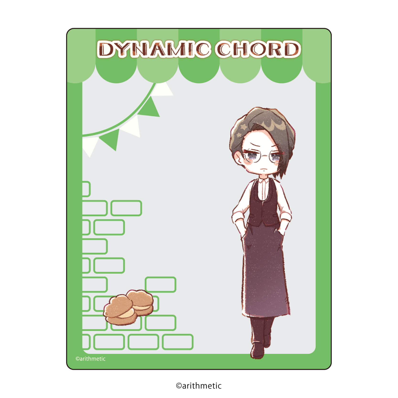 アクリルカード「DYNAMIC CHORD」02/ブラインド(8種)(グラフアートイラスト)