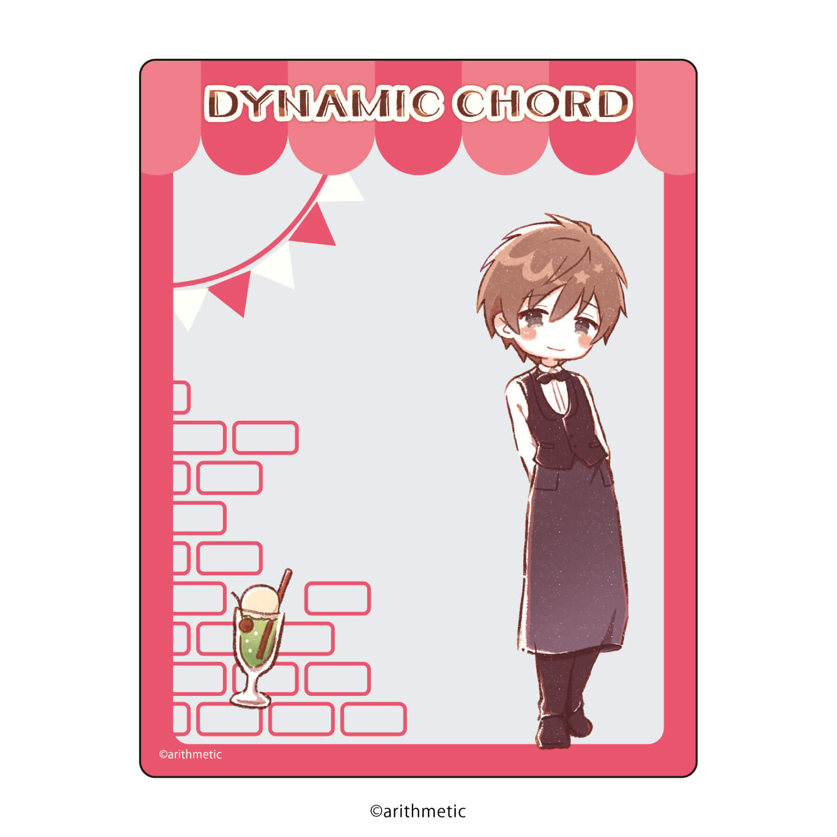 アクリルカード「DYNAMIC CHORD」01/ブラインド(8種)(グラフアートイラスト)