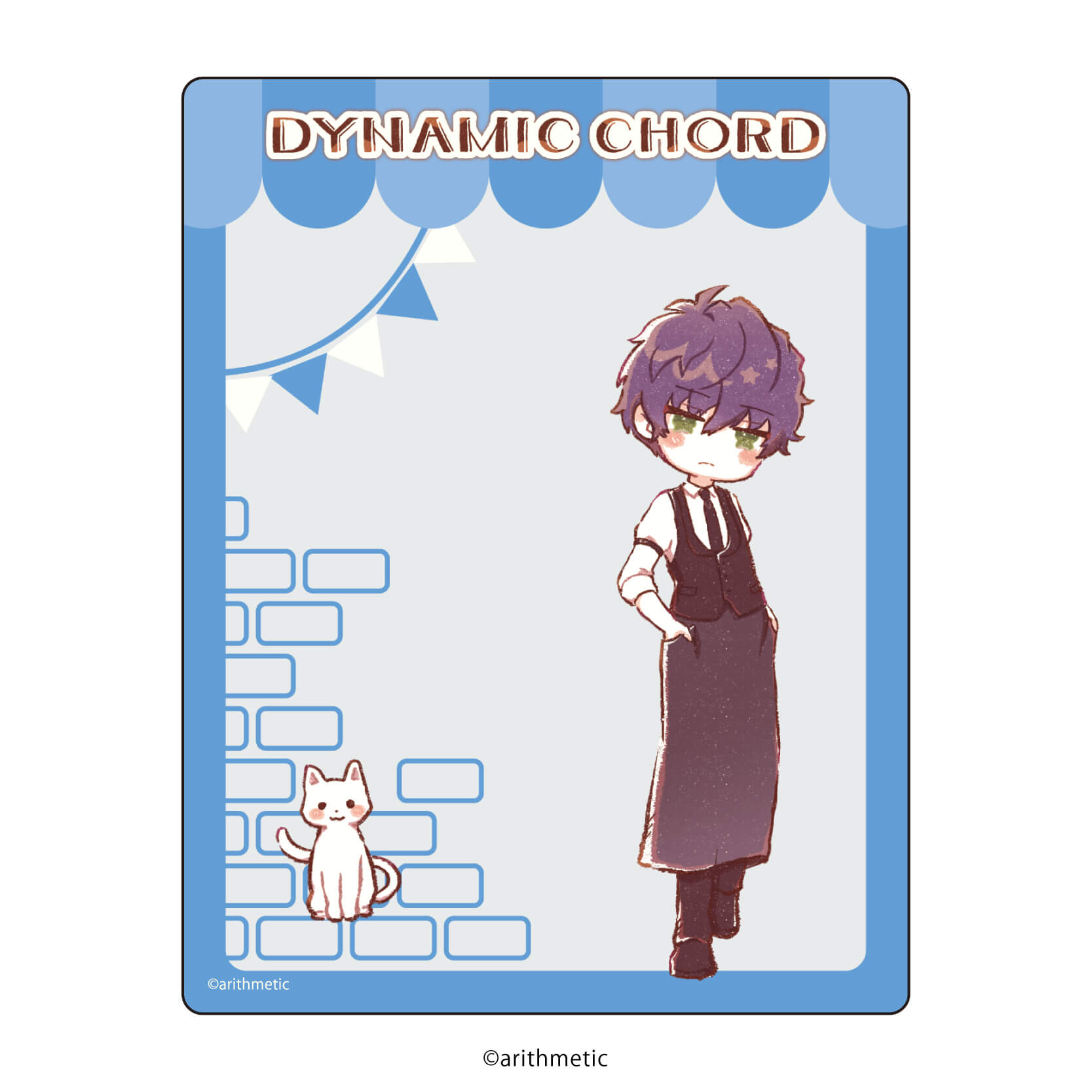 アクリルカード「DYNAMIC CHORD」01/ブラインド(8種)(グラフアートイラスト)