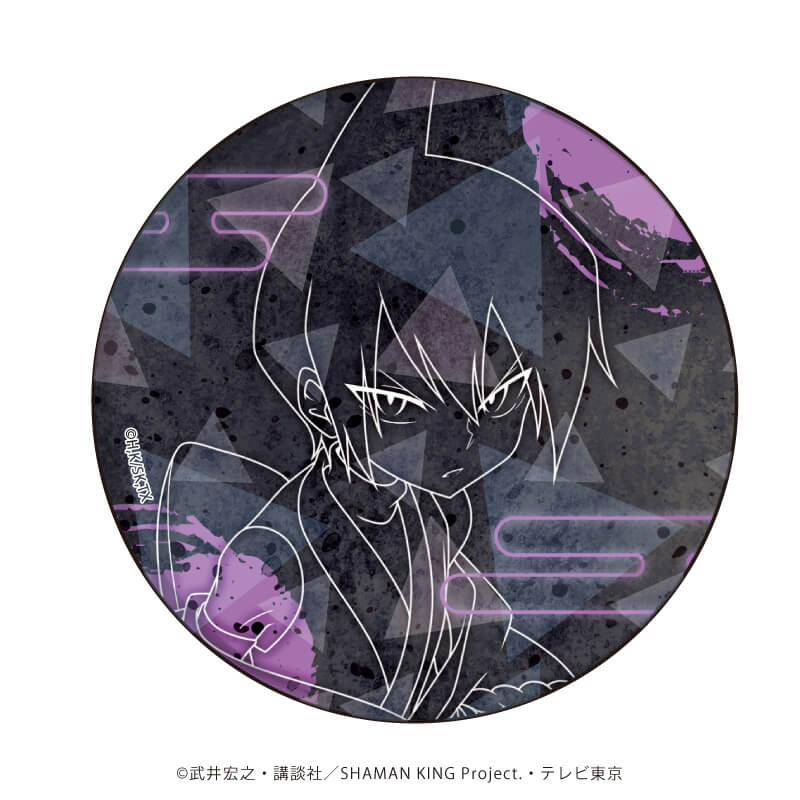 ホログラム缶バッジ(65mm)「TVアニメ『SHAMAN KING』」02/和ロックver. コンプリートBOX(全8種)(描き下ろしイラスト)