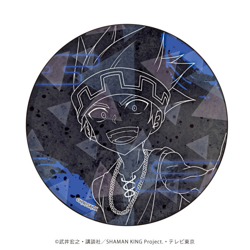 ホログラム缶バッジ(65mm)「TVアニメ『SHAMAN KING』」02/和ロックver. コンプリートBOX(全8種)(描き下ろしイラスト)