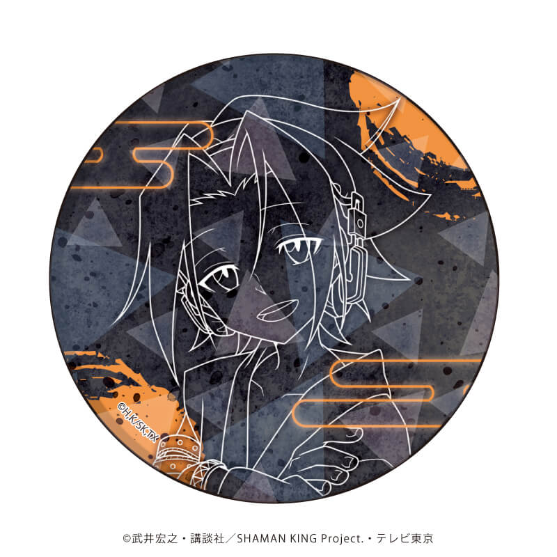 ホログラム缶バッジ(65mm)「TVアニメ『SHAMAN KING』」02/和ロックver. ブラインド(8種)(描き下ろしイラスト)