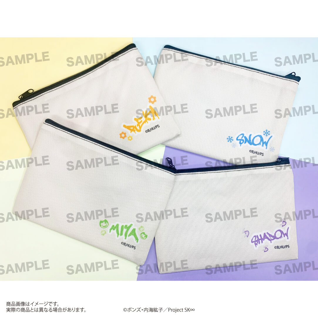TVアニメ「SK∞ エスケーエイト」フラットポーチ （きゃらほっぴん！）レキ