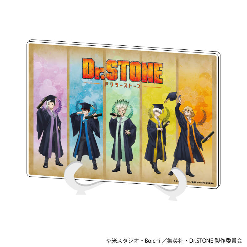 アクリルアートボード(A5サイズ)「Dr.STONE」04/整列デザイン(描き下ろしイラスト)
