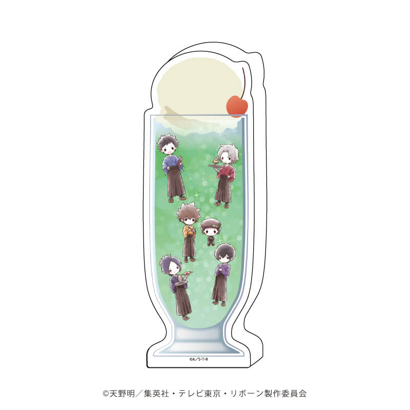 コレクションボトル「家庭教師ヒットマンREBORN!」05/集合デザイン レトロ喫茶ver.(グラフアートイラスト)