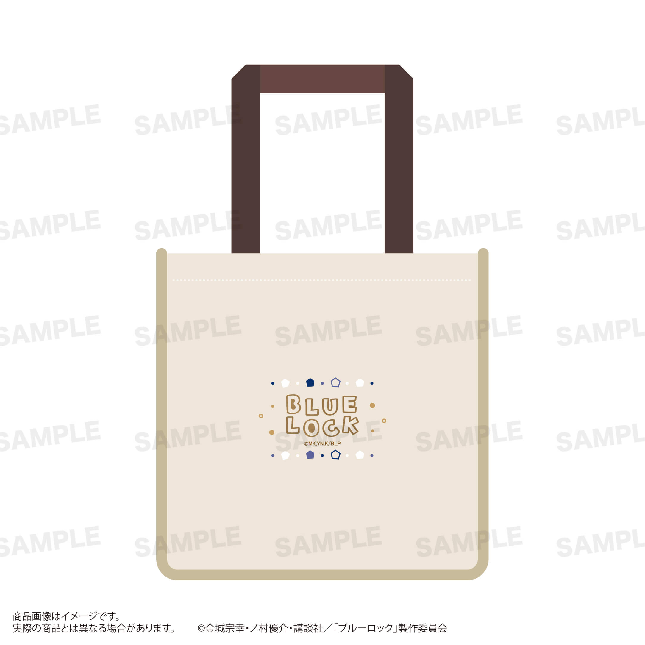 TVアニメ「ブルーロック」パイピング正方形トートバッグ（うぃむぱてぃすりー） 集合