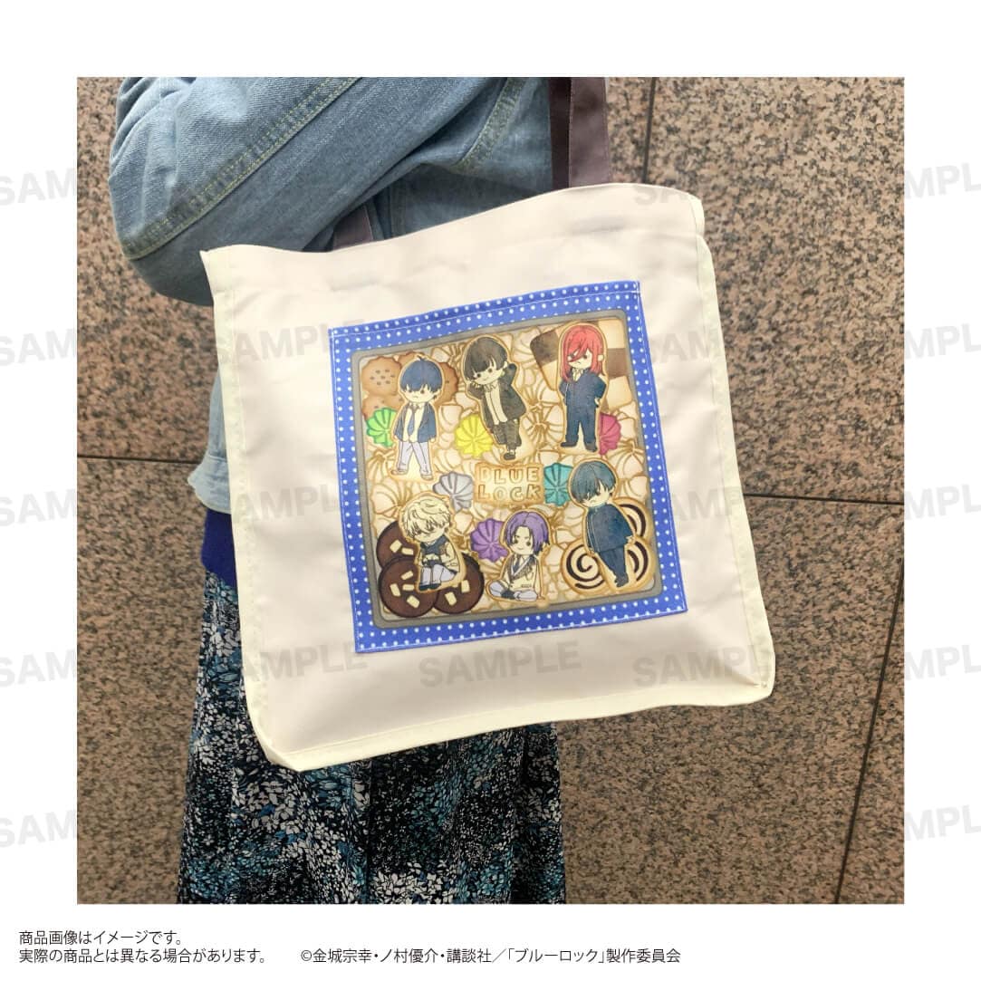 TVアニメ「ブルーロック」パイピング正方形トートバッグ（うぃむぱてぃすりー） 集合