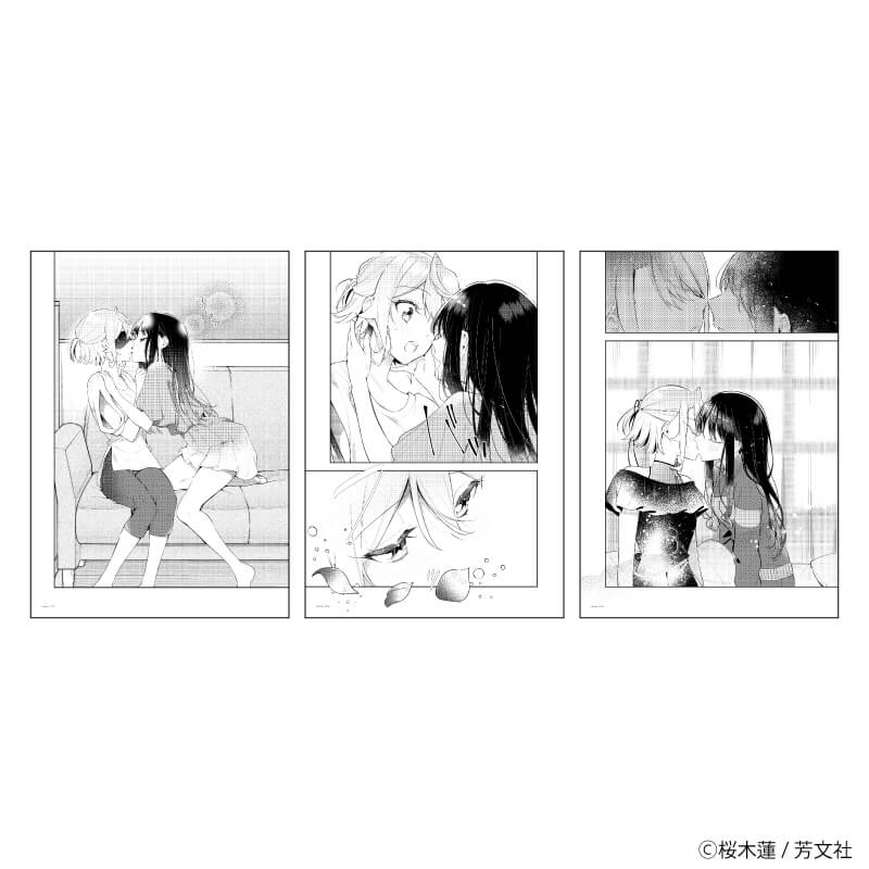 REPLICA GENGA　3枚セット「アネモネは熱を帯びる」01/大槻凪紗&小宮山茉白(公式イラスト)