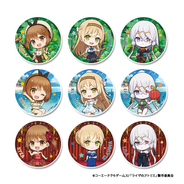 くじプラ ライザのアトリエ 常闇の女王と秘密の隠れ家 缶バッジ 2種類