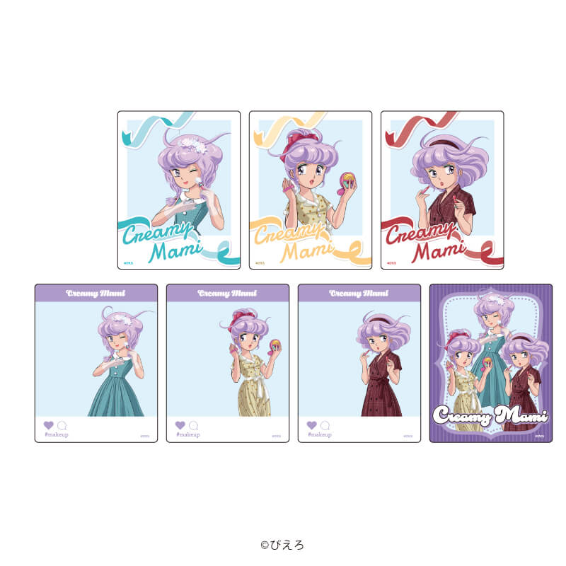 アクリルカード「魔法の天使クリィミーマミ」01/メイクver. コンプリートBOX(全7種)(描き下ろしイラスト)