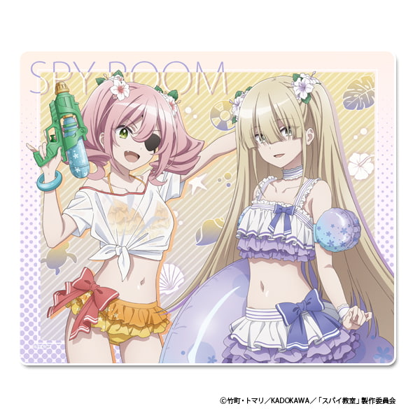 スパイ教室 描き下ろしマウスパッド 水着ver.【アネット＆エルナ