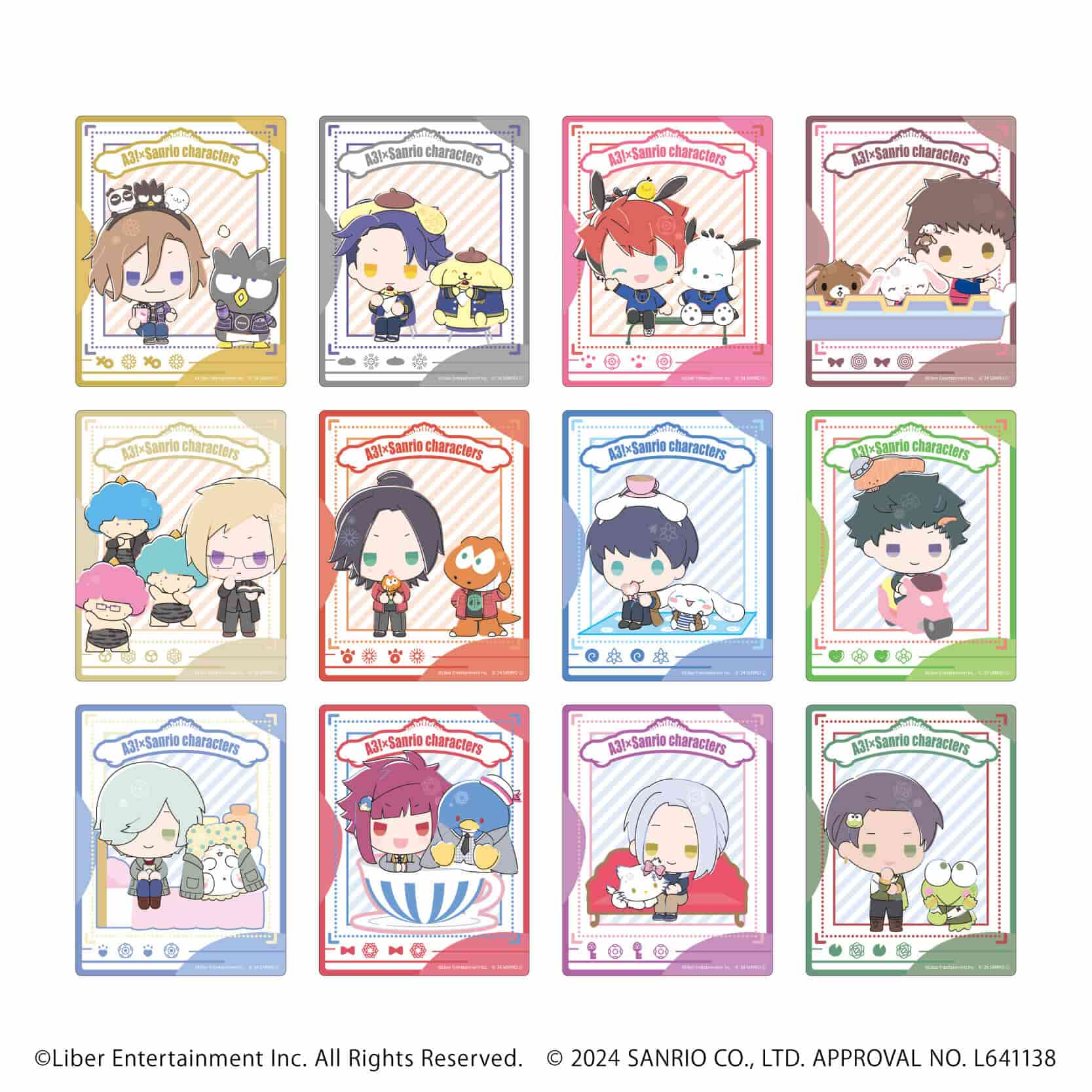 アクリルカード「A3!×Sanrio characters」10/A＆W コンプリートBOX(全