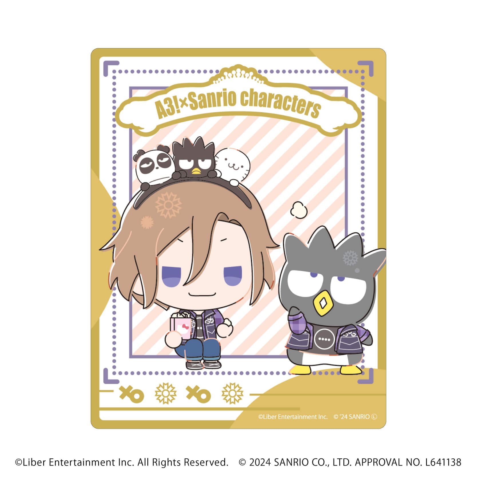 アクリルカード「A3!×Sanrio characters」10/A＆W コンプリートBOX(全12種)(ミニキャライラスト)