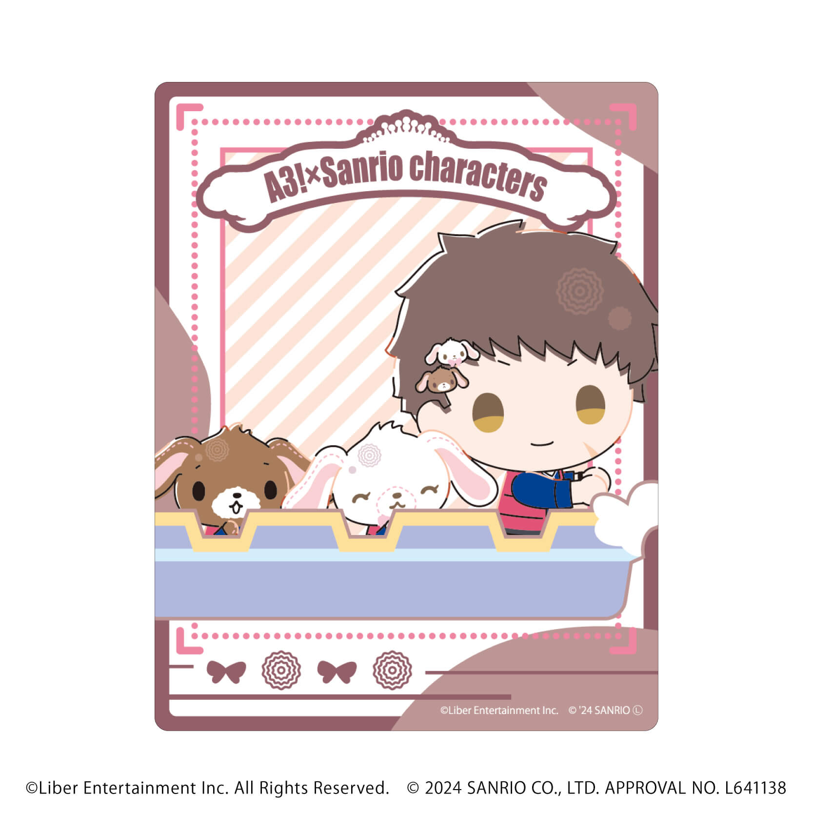 アクリルカード「A3!×Sanrio characters」10/A＆W コンプリートBOX(全12種)(ミニキャライラスト)