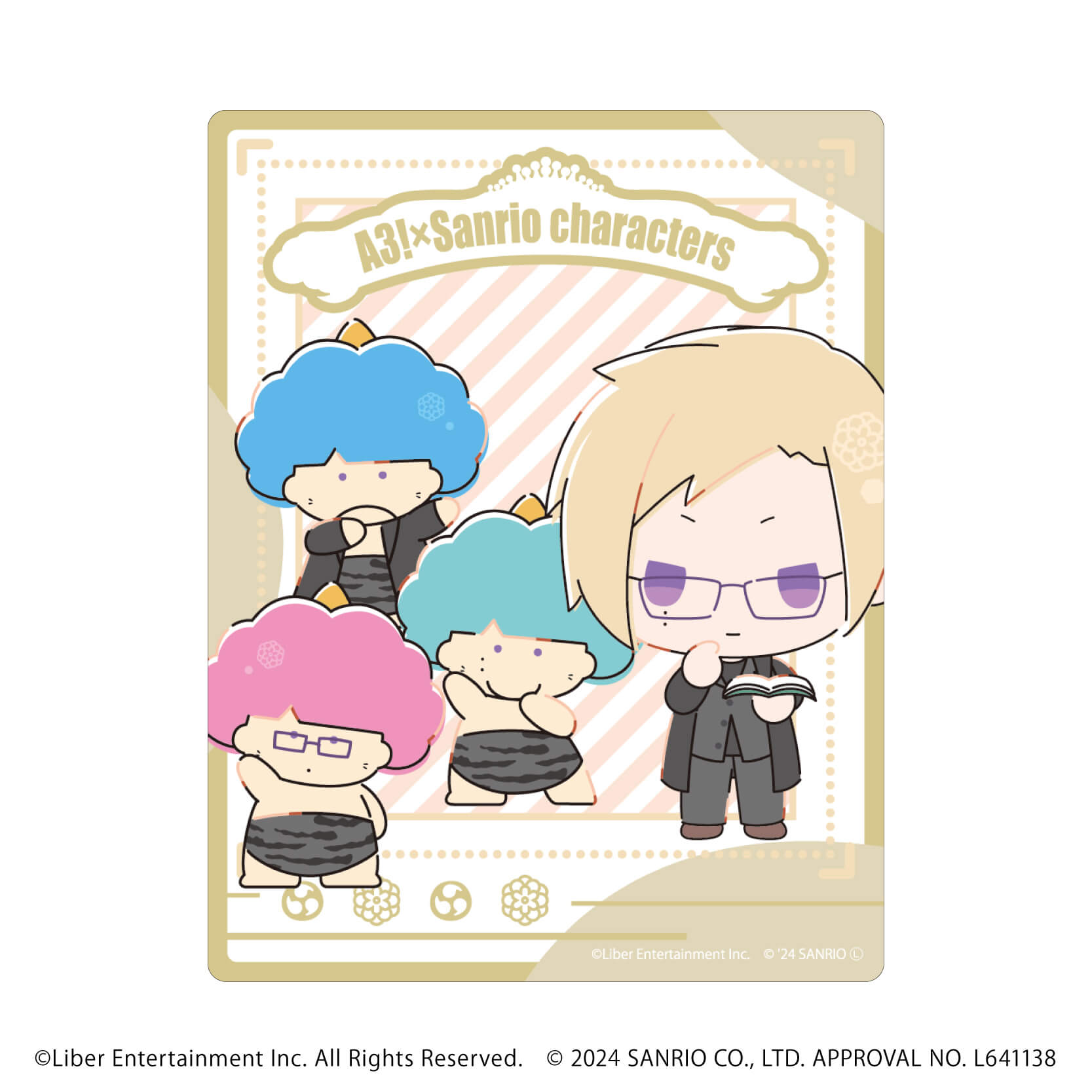 アクリルカード「A3!×Sanrio characters」10/A＆W コンプリートBOX(全12種)(ミニキャライラスト)