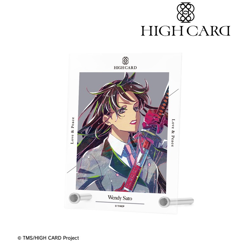 HIGH CARD ウェンディ・サトー Ani-Art A6アクリルパネル