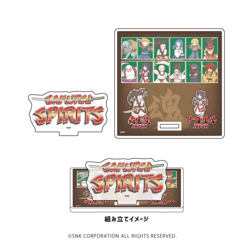 アクリルコースタースタンド「SAMURAI SPIRITS」01/コマ割りデザイン(グラフアートイラスト)