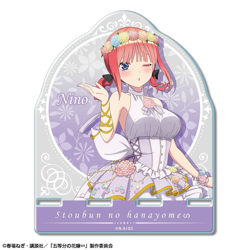 五等分の花嫁∽ アクリルスマホスタンド デザイン02 中野二乃 花の妖精Ver. 描き下ろし