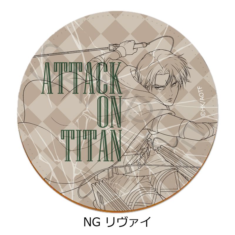 進撃の巨人 The Final Season 第10弾 レザーコースター NG リヴァイ