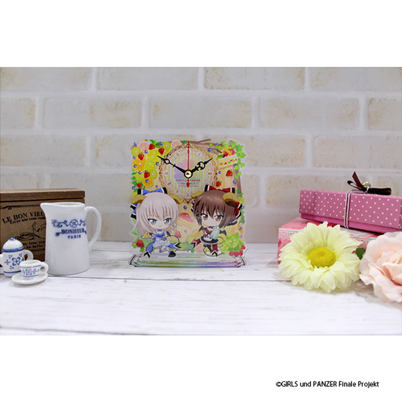 ガールズ＆パンツァー 最終章 ぷちちょこミニアクリル置時計【西住まほ