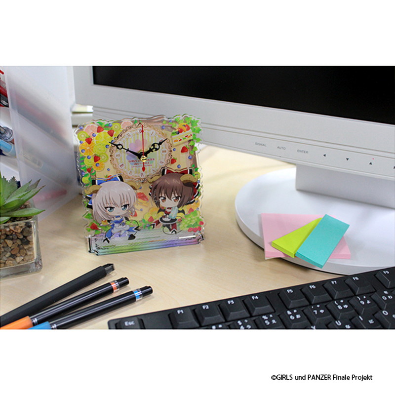 ガールズ＆パンツァー 最終章 ぷちちょこミニアクリル置時計【西住まほ