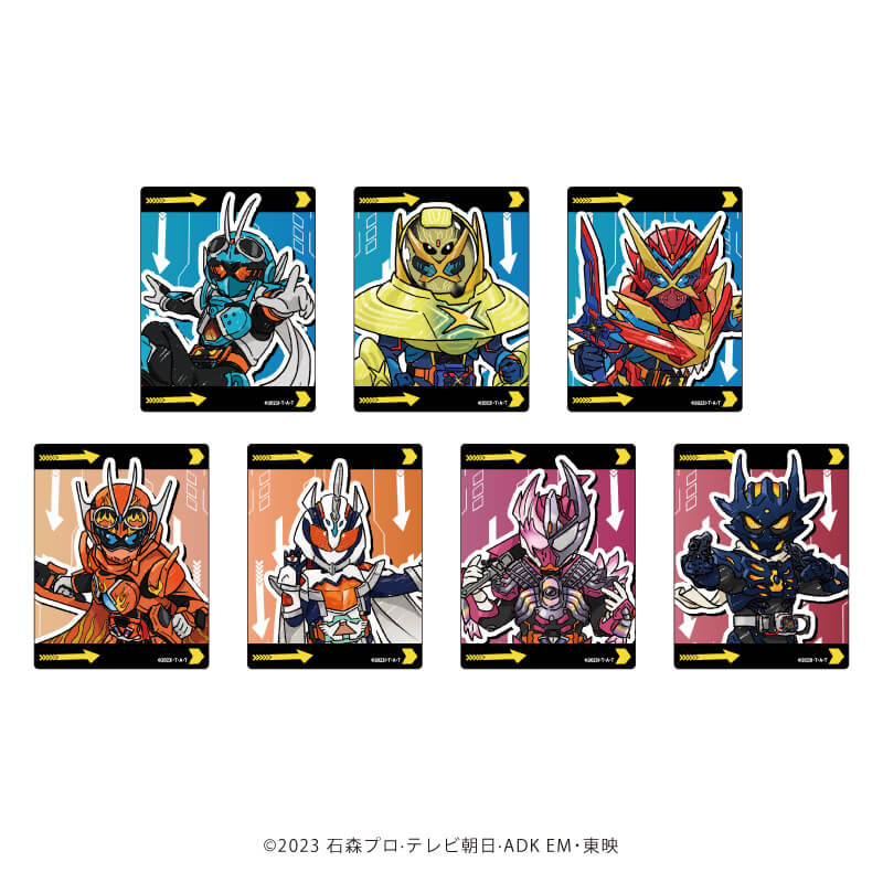 アクリルカード「仮面ライダーガッチャード」01/コンプリートBOX(全7種)(グラフアートイラスト)
