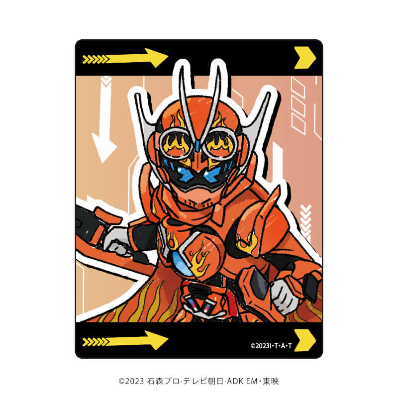 アクリルカード「仮面ライダーガッチャード」01/コンプリートBOX(全7種)(グラフアートイラスト)