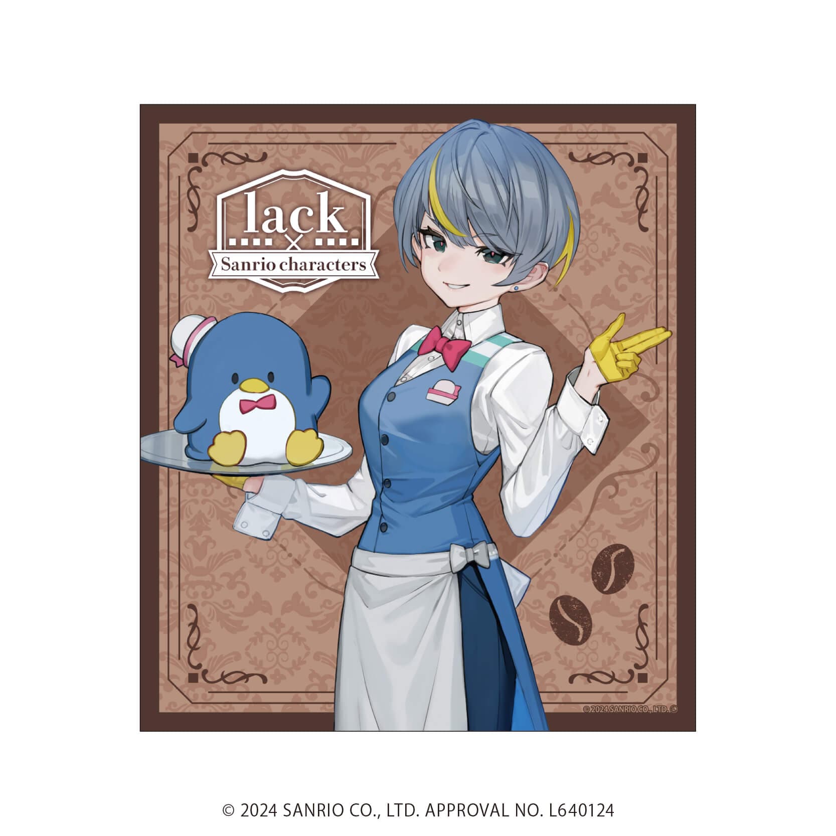 ミニ色紙「lack×サンリオキャラクターズ」01/コンプリートBOX(全5種)(コラボイラスト)