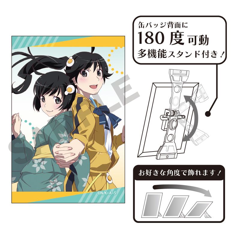 物語シリーズ アート缶バッジ 月火 火憐｜アニメ・コラボグッズの通販 